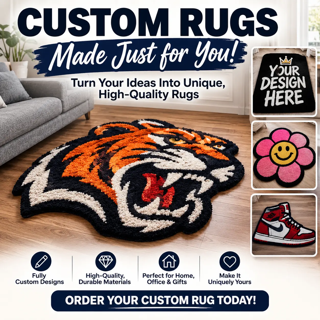CUSTOM RUGS CUSTOM RUGS