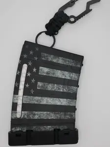 TeeMags Faded Glory Golf Tee Magazine 3-1/4" with 18 Premium Wood Tees & ParSkins Vinyl Wrap Made in USA