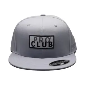 PRO CLUB Retro Flat Bill Logo Hat Casual Snapback