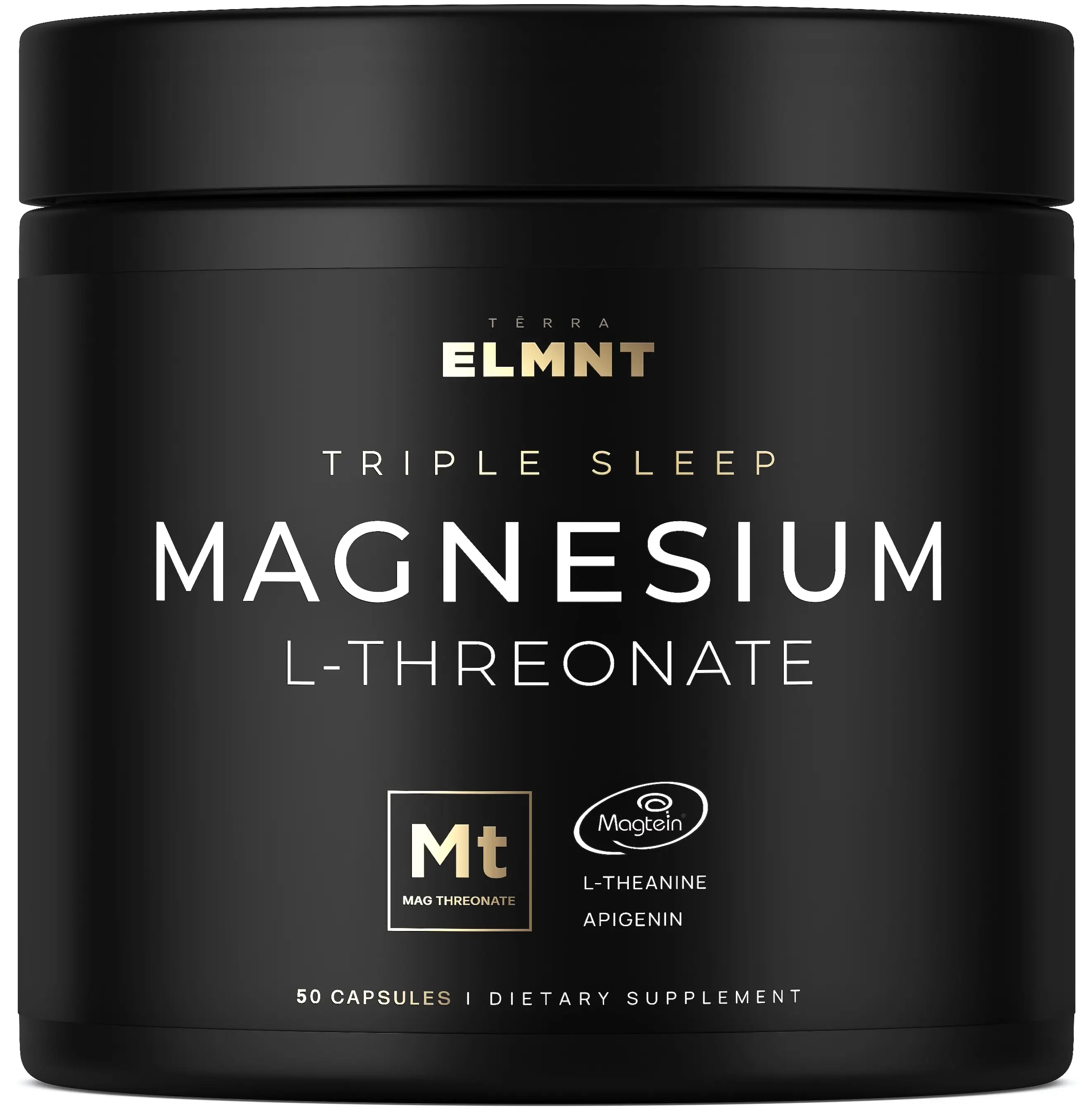 ELMNT Triple Sleep Magnesium Threonate w. Apigenin, Theanine & Magtein Magnesium L-Threonate. Highest Absorption Sleep Supplement. Healthcare vitamin