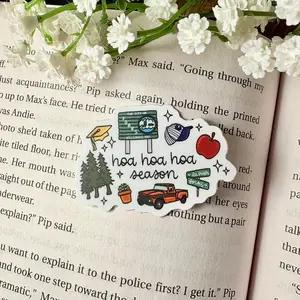 Hoa Hoa Hoa Season Symbols 2 inch Matte Sticker Diy Decal Film Handcraft