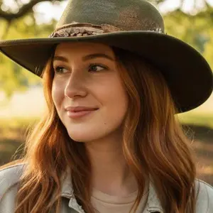 Distress Vintage Shapable Fedora Cowboy Hat