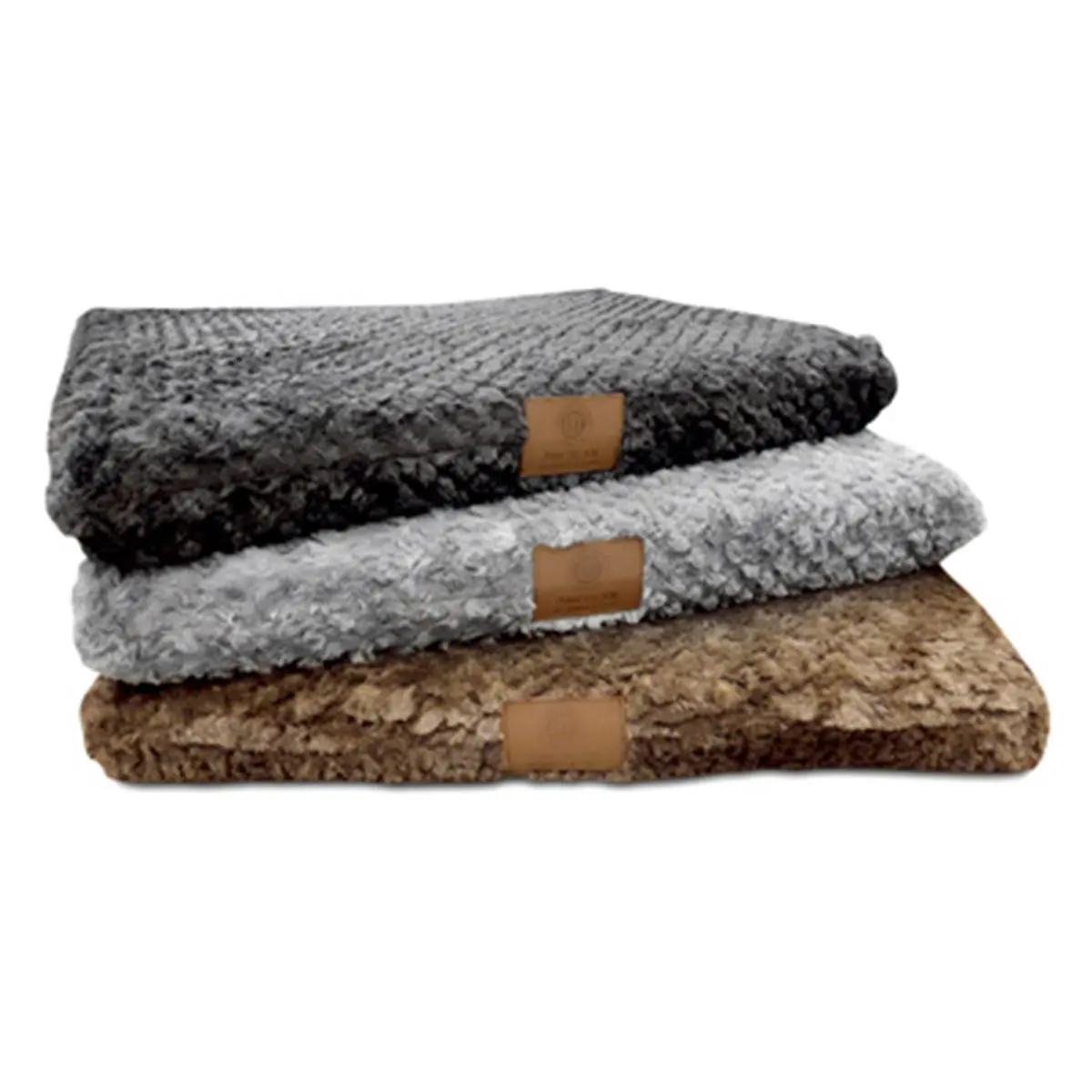 212 MAIN Large Orthopedic Pet Bed (42x27 in.) - European Home Design, Ultra-Plush, Removable Cover, Supportive Base, Dog & Cat Mats