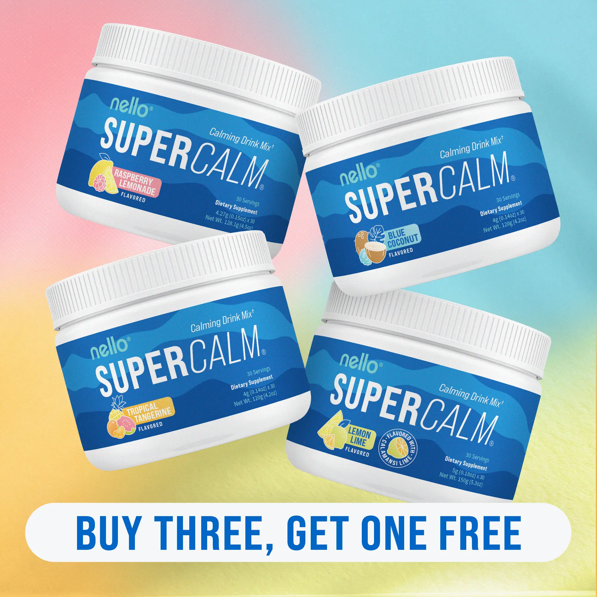 Nello Supercalm Tub 4-Flavor Bundle - TikTok Shop Nello Supercalm Tub 4-Flavor Bundle - TikTok Shop