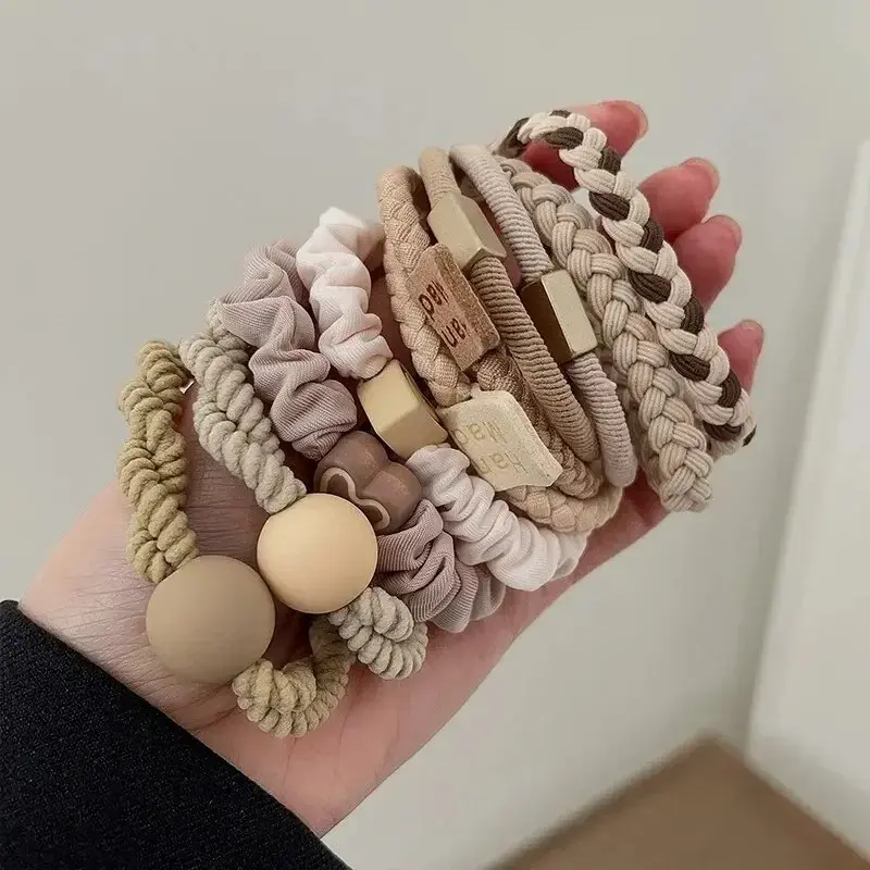 Pony Popper Hair Tie - 10PCS Leather Headband Style High  display picture 1