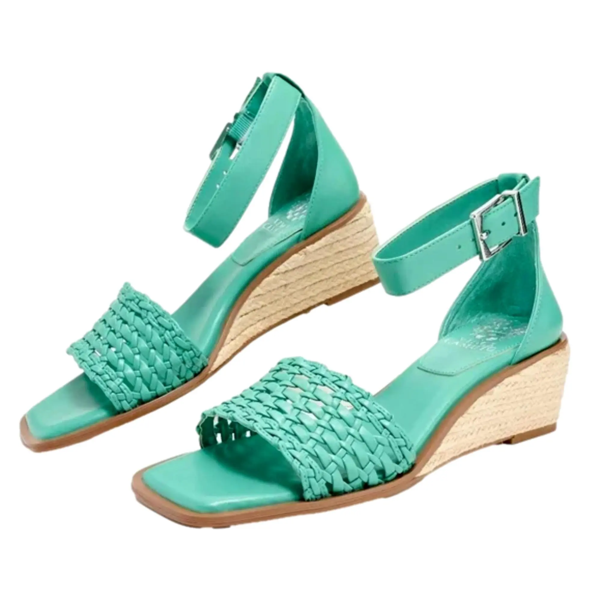 Vince Camuto Bretandi Espadrille Wedge Heel Sandals Ocean  VC-BRETANDI Women's