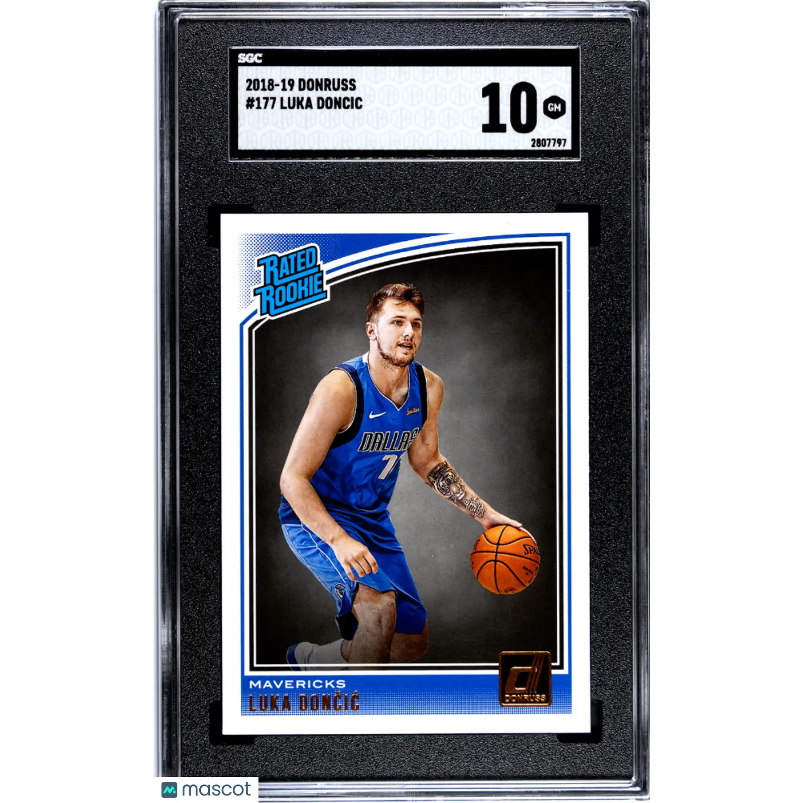 2018 Donruss Luka Doncic #177 SGC 10 Rookie