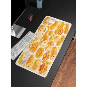 [SALE UP TO 50% + FREE SHIP] Kawaii Bread Desk Mat, Cute Bakery Desk Pad, Adorable Toast & Pastry Mouse Pad, Pastel Food Desk Mat, Cozy Workspace Decor