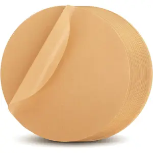 6-Inch Baking Sheet Rounds - Kraft Unbleached Parchment Paper, Non-Stick, Easy to Demold, Waterproof, Tear-Resistant, Parchment Paper Rounds is a Good Tools for Baking Bakeware Utensils Wood Baked Cake Pans Wooden