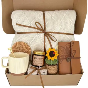 Get Well Gift for,Sending Sunshine Self Care Package Thinking of You Birthday Gift Baskets for Best Friend Sister Mom Teen Girls Wife Girlfriend