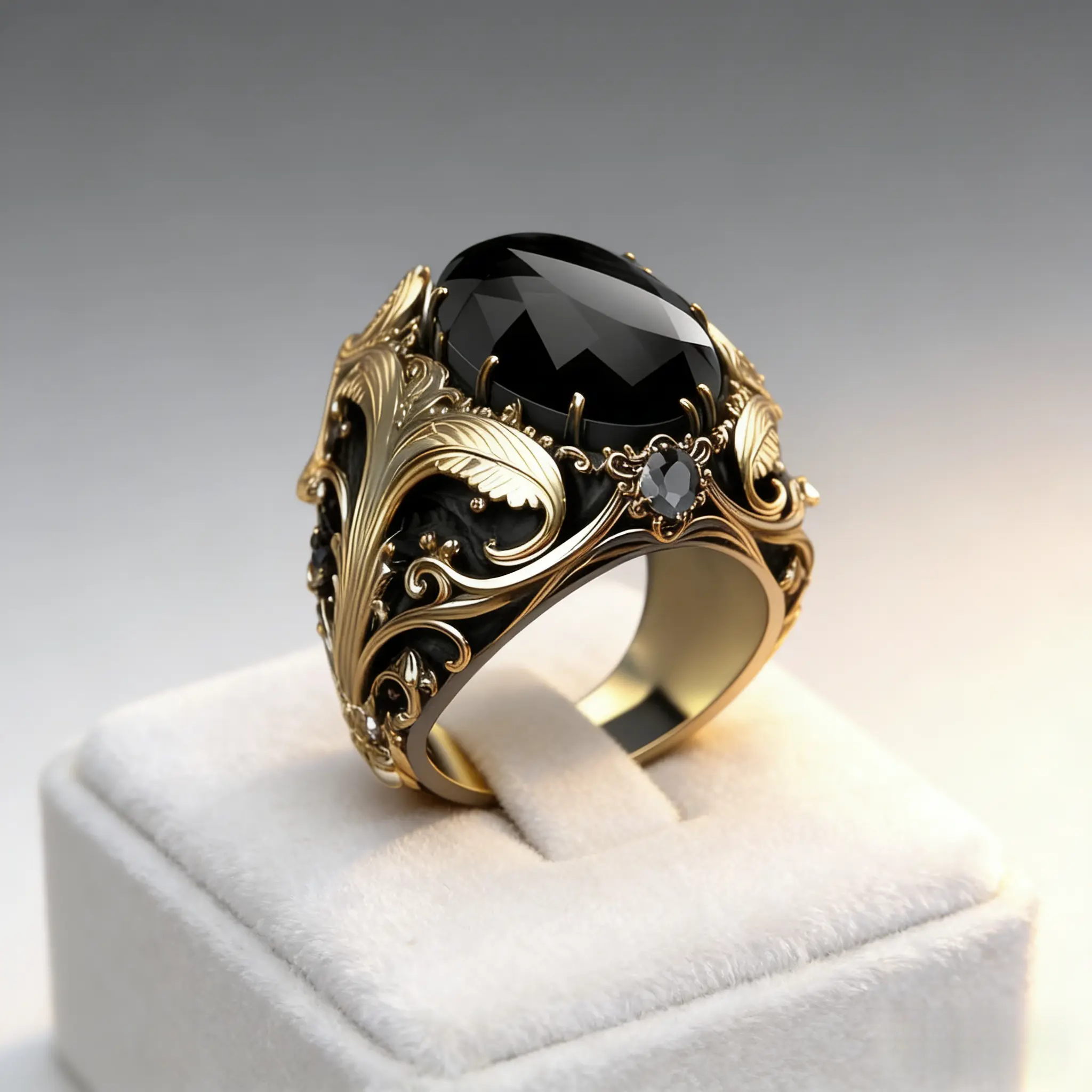 Vintage rose diamond ring (alloy material, one size fits all, sizes 7-13)