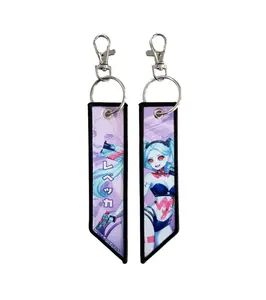 Becca Jet Tag Keychain Double-Sided Design Compact and Convenient for Car Keys Water Bottles and Backpacks Includes 1x Jet Tag