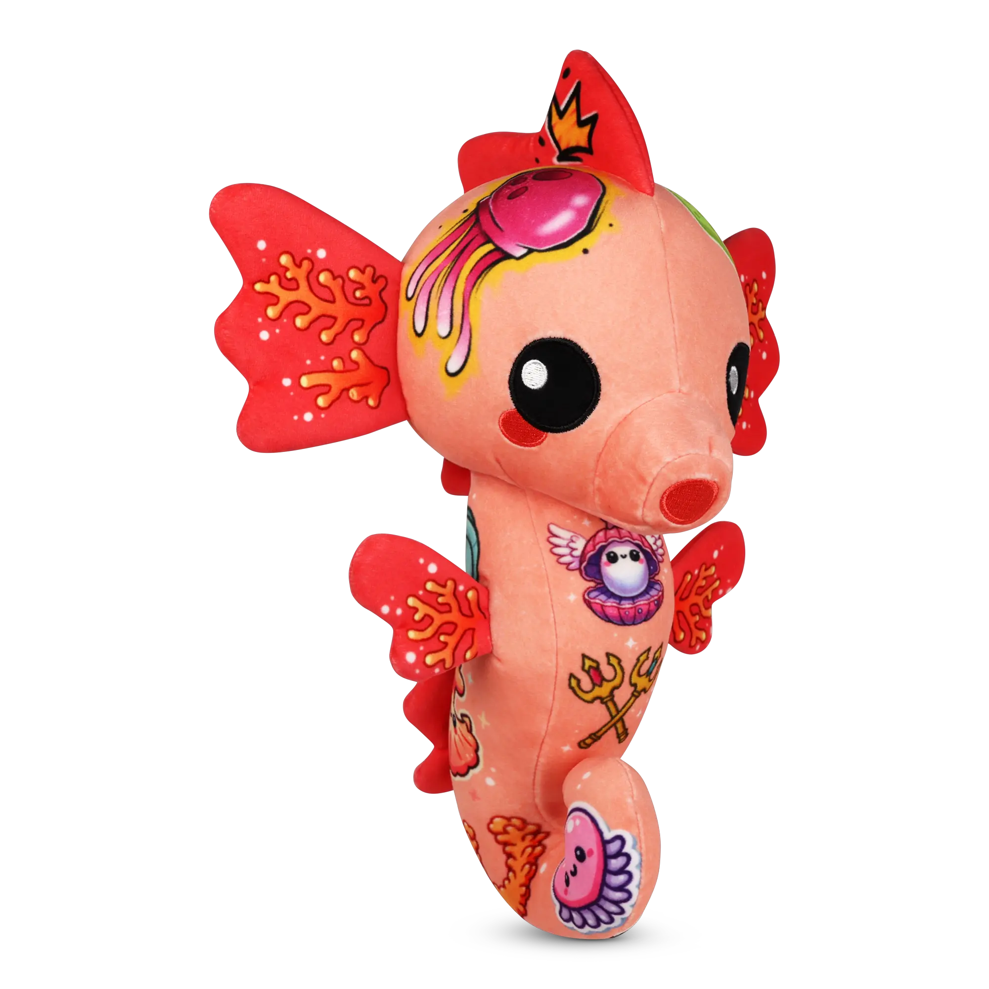 Pixie the Seahorse 13-Inch Tattooed Plushie