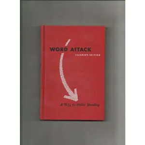 USED Book - Teacher's Guide to Word Attack a Way to Better Reading by Clyde Roberts (Hardcover)