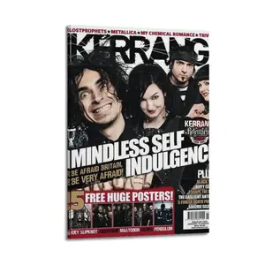 Mindless Self Indulgence Poster for Bedroom Aesthetic Canvas Wall Art Living Room Posters Painting Picture Print Modern Family Decor Artist Bathroom Poster