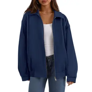 PrettyGarden Faux Suede Bomber Jacket Women Fall Fashion 2025 Casual Zip Up Oversized Trendy Winter Clothing Outerwear Coats