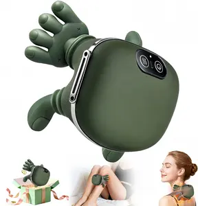 2026 Upgraded Neck Massager with Heat, Shiatsu Deep Tissue Massage , Lightweight Portable Electric Massager, Relaxation Gift for Women Men Mom DadShoulder & Back Massager,Cuello shiatsu Neck and Back relaxer Massager wireless portable