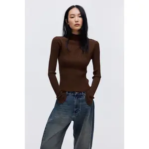 H&M Glittery turtleneck top