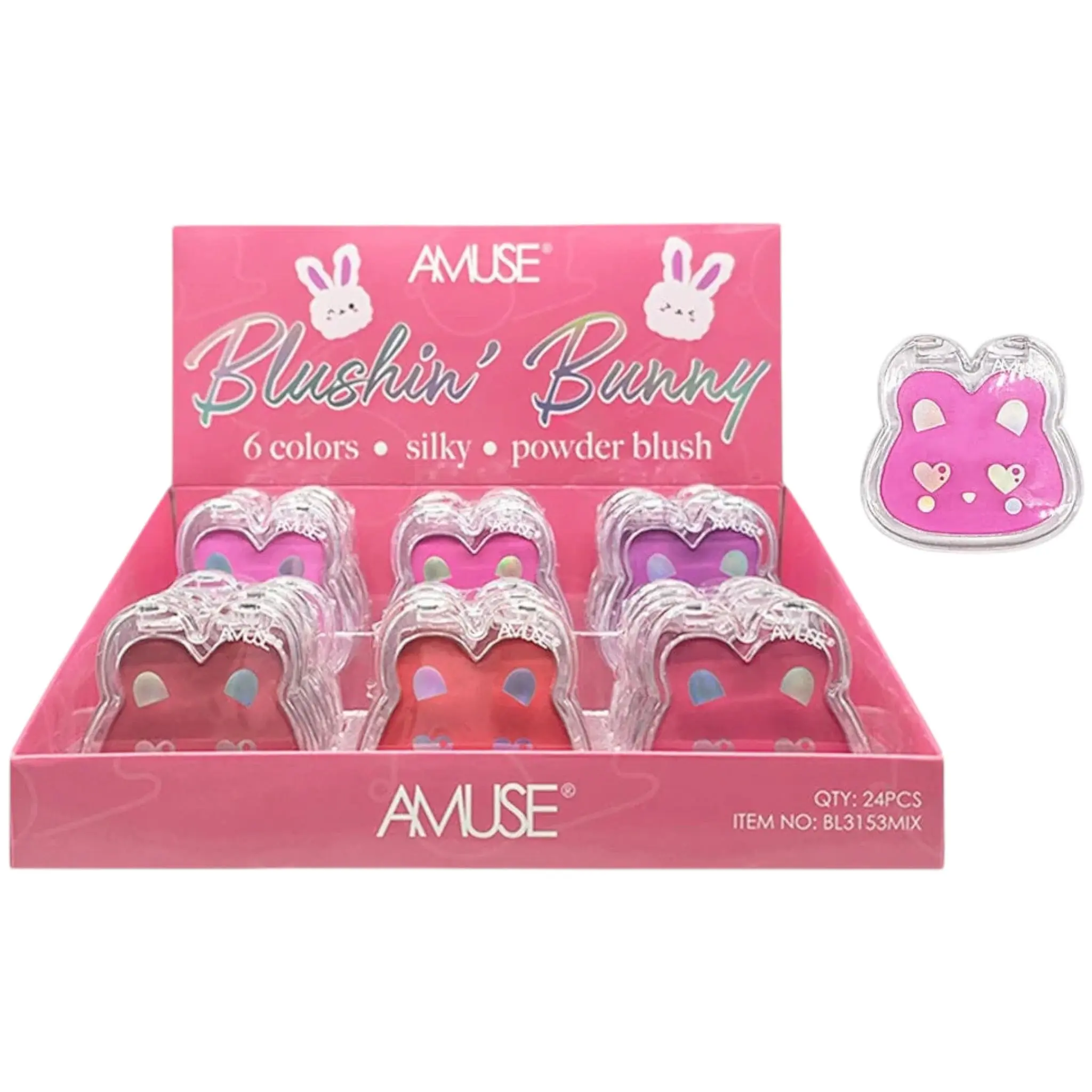 Amuse Blush Bunny - Wholesale Display 24 Units (BL3153MIX)