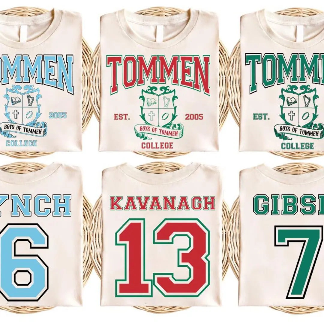 Tommen College Boys of Tommen 2-sided Sweatshirt, Tommen College Shirt, Book Sweater, Bookish Merch, Bookish Gift Johnny Kavanagh Lynch Joey