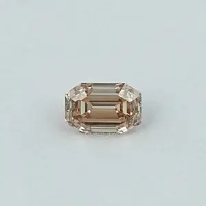 Champagne Old Mine Emerald Lab Diamond Loose