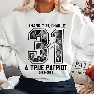 [ UNISEX SHIRT ] Thanks You. Charlie Kirk Shirt, True Patriot Charlie Kirk, Activist Shirt, Justice Shirt, Political Shirt, Charlie Kirk Memorial, American flag Shirt  - Trending - TShirt, Sweatshirt