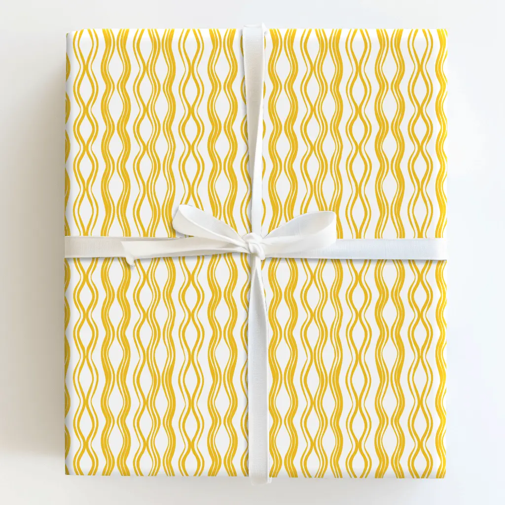 Lost in YellowWrap Wrapping, Holiday Gift Wrap Wrap Elegant Gift Wrap Wrapping Paper Seasonal, Gift Warp, floral wrapping paper