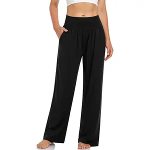 Women's Casual Loose Wide Leg Cozy Pants Yoga Sweatpants Comfy High Waisted Sports Athletic Lounge Pants with PocketsGift