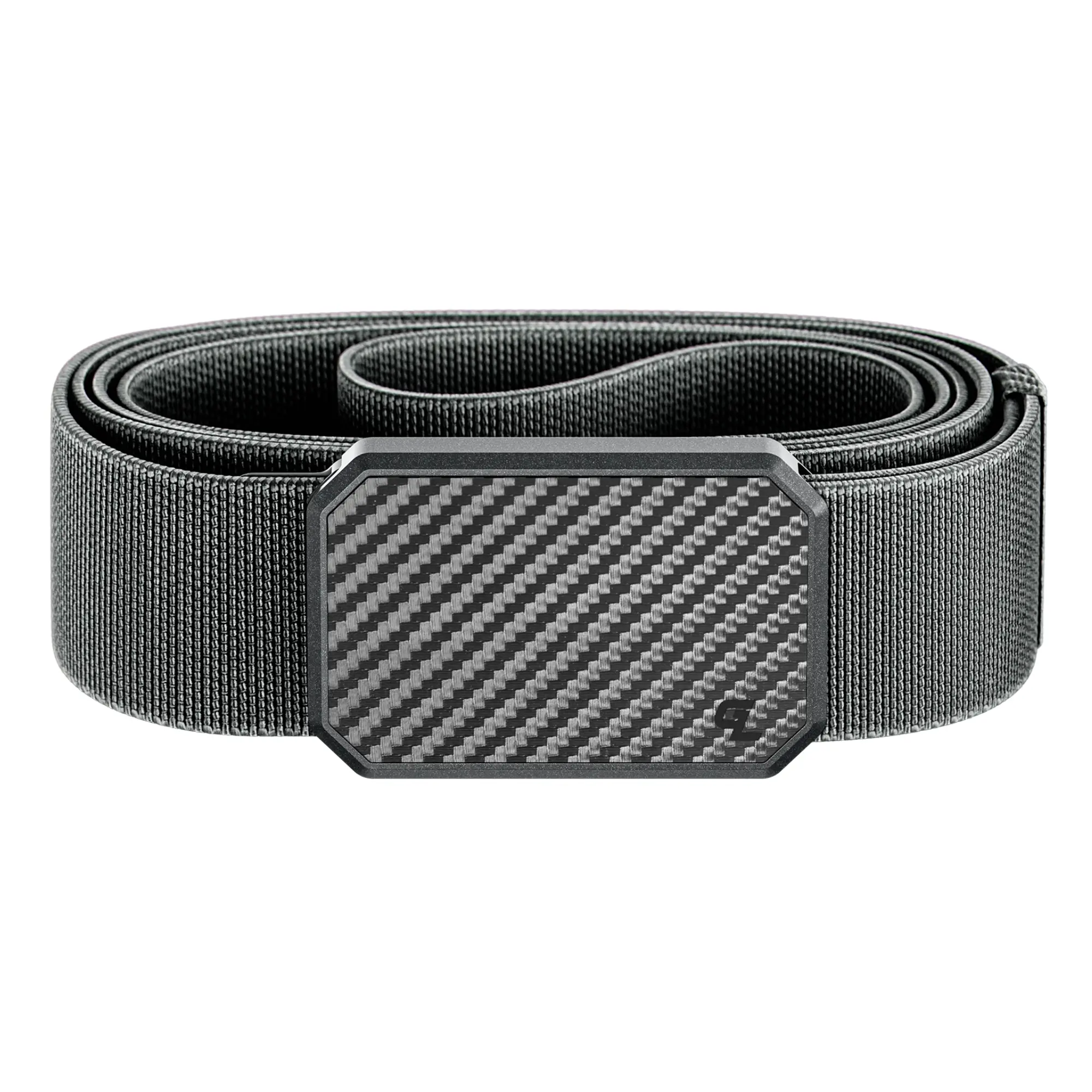 Groove Life Groove Belt, Men's Magnetic Stretch Belt, Adjustable Fit & Durable for Work, Everyday Carry & Casual Wear, Carbon FIber / Deep Stone