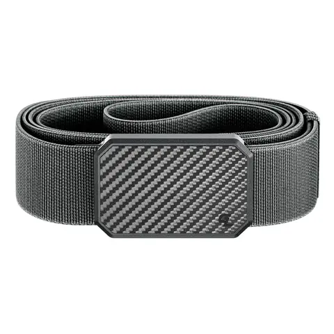 Groove Life Groove Belt, Men's Magnetic Stretch Belt, Adjustable Fit & Durable for Work, Everyday Carry & Casual Wear, Carbon FIber / Deep Stone