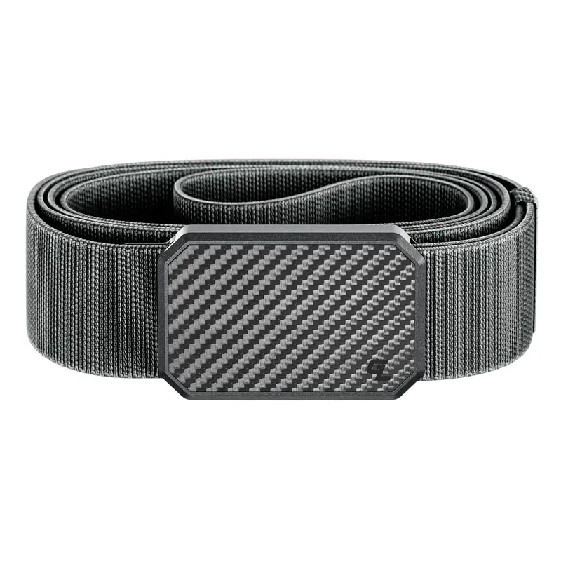 Groove Life Groove Belt, Men's Magnetic Stretch Belt, Adjustable Fit & Durable for Work, Everyday Carry & Casual Wear, Carbon FIber / Deep Stone