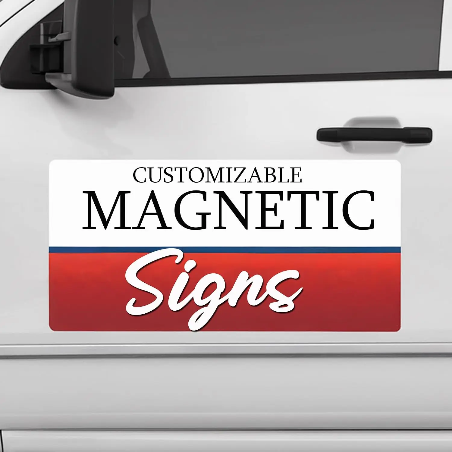 2 Pack (12in x 18in) Custom Car Magnets for Business - Personalized Magnetic Signs for Vehicles. Custom Magnetic Signs for Cars, and Magnetic Solutions for Business