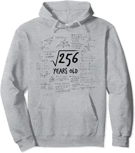 16th birthday - root of 256 math nerd math Pullover Hoodie - Dilpreetka Shop 46B08HZD21DT