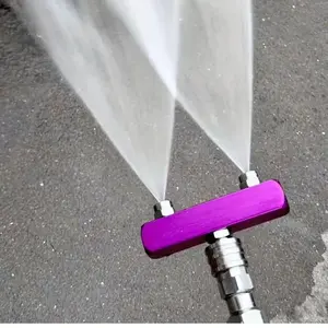 Dual Nozzle High-pressure Washer Adapter, High-pressure Washer Adapter with Metal Alloy Splitter Head & 1/4" Quick Connect, Cleaning Accessory, Spray Nozzle