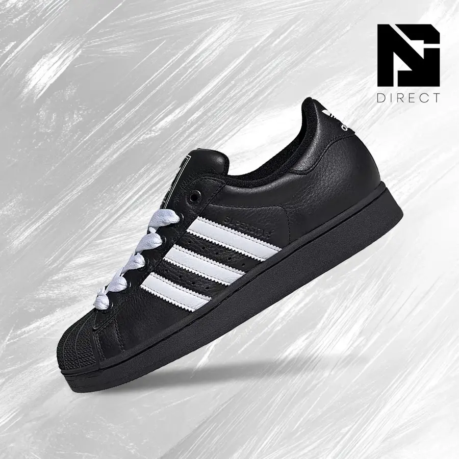 Adidas Superstar II Core Black White Core – Men's Lifestyle Sneakers – shoes for man -Vintage-Spring & Summer-Inspired Running Shoes, Shock-Absorbing Comfort, Gym to Streetwear Casual Wear-back to school–JI3538