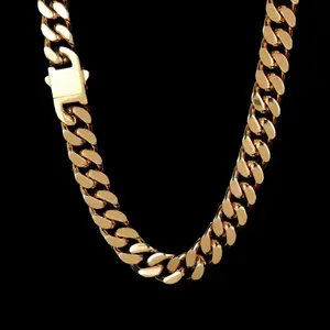 Steel Bonds - Miami Cuban Necklace. Tarnish and water resistant. Suitable for Everyday wear. Add note at checkout or message to engrave.