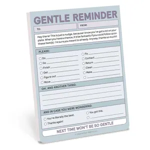 Gentle Reminder Nifty Notepad