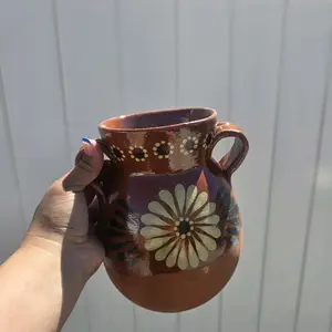 Clay Vase - 8 in