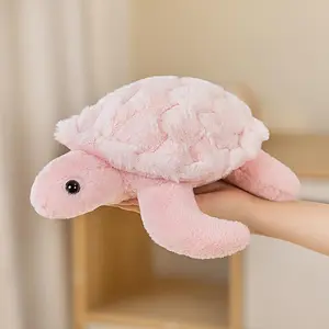 28Cm/11In Adorable Turtle Plush Toys in Green And Pink, Soft Stuffed Animal Turtle Doll Ideal for Halloween, Easter, Christmas, And Birthday Presents