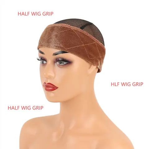 Msgem  Grip Band - ONLY for Half  Wig , Comfortable Breathable Tool for Wig Install Kits, Not Suitable for Heads Smaller Than 22.5 in