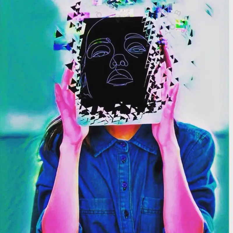 Digital face Art