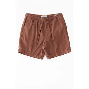 Pacsun Men's Brown Cole Cotton Volley Shorts