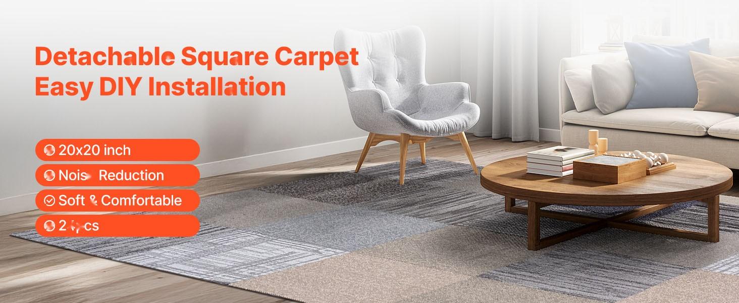 Interlocking Carpet Tiles 20x20 Inch, Reusable 24-Piece Modular Carpet Squares For Seamless Floor Covering, Soft Padded Commercial Grade, 66.6 Sq Ft Coverage, DIY Easy Installation For Living Room, Bedroom, Indoor, Multicolor Interlocking Carpet Tiles 20x20 Inch, Reusable 24-Piece Modular Carpet Squares For Seamless Floor Covering, Soft Padded Commercial Grade, 66.6 Sq Ft Coverage, DIY Easy Installation For Living Room, Bedroom, Indoor, Multicolor