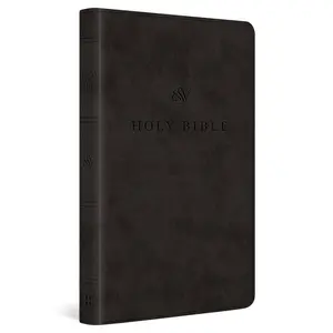 USED-ESV Premium Church Bible, Large Print, Red Letter (Trutone, Black) by Esv Bibles (Imitation Leather)