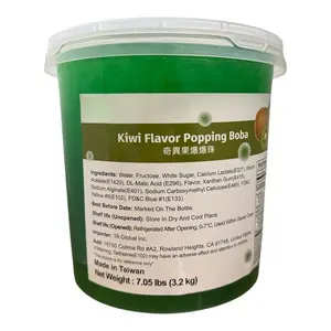 Kiwi Popping Bobas - Bigger & Juicier for Ultimate Kiwi Goodness - Perfect for Bubble Teas & Smoothies