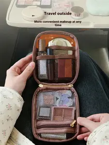 Transparent Large Capacity Makeup Bag for Women, Compact Portable PVC Makeup Organizer for Travel, Perfect Gift for Friends and Family, Makeup Organizer Pouch