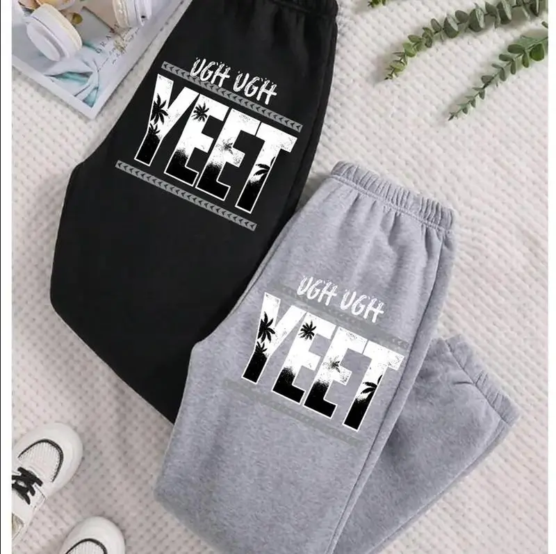 Black Jey Uso Four Letters Sweatpants, One Word Sweatpants, WWE Sweatpants, main event 2025, superstar, gift for fans lover, champion, wrestling, Trendy Top Sweatpants, Cotton Graphic Casual Sweatpants, Gift For Fan, Men and Women