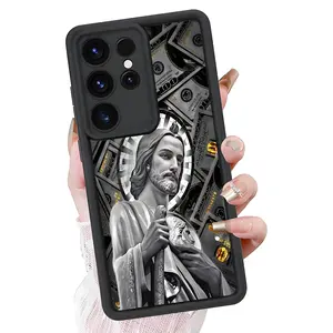 San Judas Tadeo Pattern Phone Case Shockproof Camera Protection Skin-Friendly Soft Cover for Samsung Galaxy S21 S22 S23 S24 S25 S26 Ultra Plus FE A13 A14 A15 A16 A17 A33 A34 A35 A36 A52 A53 A54 Note20