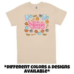 Mama & More T-shirt - 100% Pre-Shrunk Cotton, Available in Various Colors & Designs, Perfect for The Easter Season -