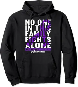 No One In This Family Fights Alone I Cystic Fibrosis Pullover Hoodie - Peterbauti Shop 41B0CP2S8FFW
